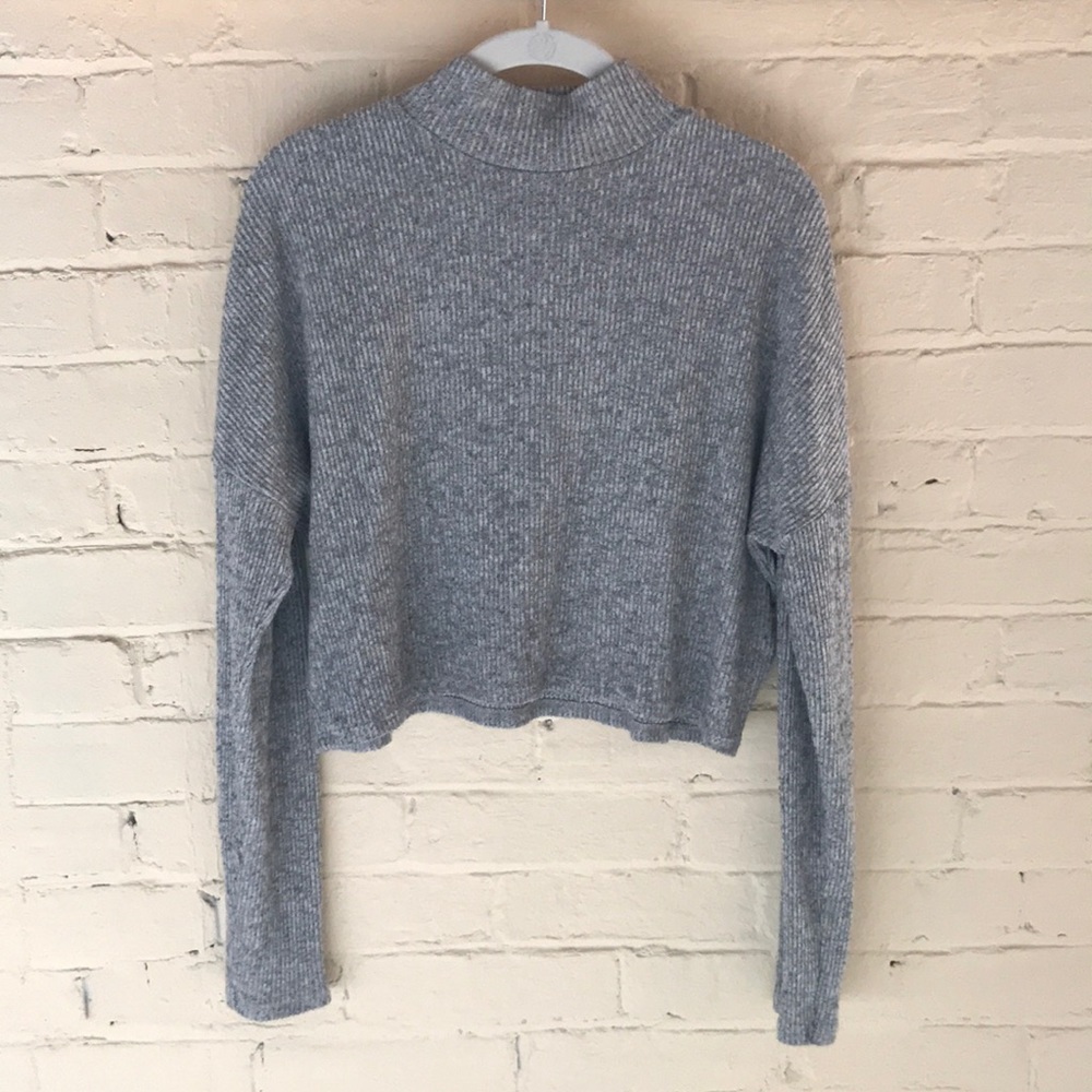 Topshop crop lightweight sweater